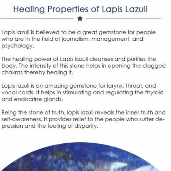 Lapis Lazuli 925 Sterling Silver chain bracelet - Picture 4 of 9